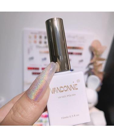 15ML Colorful Nail Cat Eye UV Gel Laser Rainbow Shiny Nail Varnish Soak Off UV LED Gel for Nail Art Easy Coloring Manicure Tool - (Color: White) - Buy Online on GoSupps.com