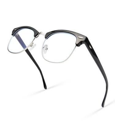 Blue Light Blocking Glasses Square with Anti Computer Glare for Gaming Reading Women and Men Black - Buy Online on GoSupps.com