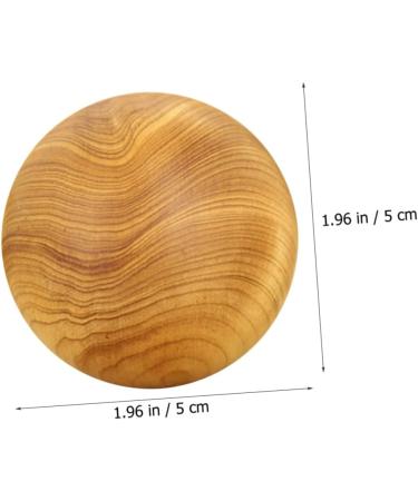 Fomiyes 4-Piece Wooden Massage Globe Set - Hand Face Foot & Neck Massage Tool for Relaxation & Therapy - Buy Online on GoSupps.com
