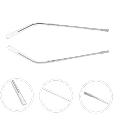 Whamvox Universal Glasses Replacement Legs - Metal Hinge Arms 12.5x0.5x0.3cm - Durable Silver Replacement Parts - Buy Online on GoSupps.com