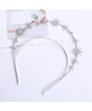 hgnxa Crown Headband Double Layer Hand-making Thin Hair Hoop Hairband Wedding Accessories Alloy for Women Girls Gold - Buy Online on GoSupps.com