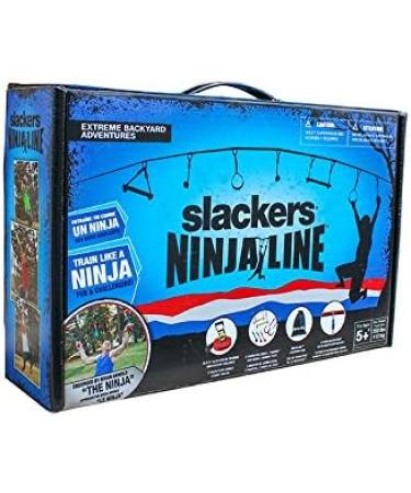 Slackers NinjaLine 36' Intro Kit - Red/Blue | Fun Outdoor Ninja Warrior Course Set - Buy Online on GoSupps.com