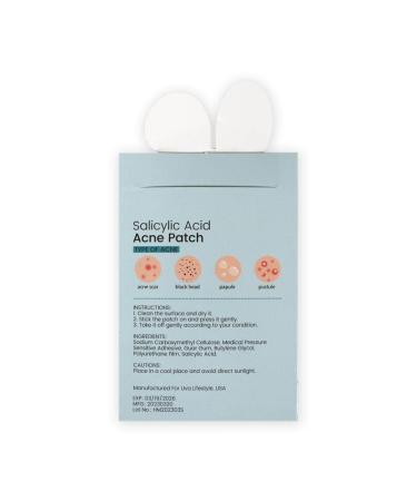 UVA Lifestyle Acne Patches Effective Pimple & Spot Treatment with Salicylic Acid | International Shipping Available - Buy Online on GoSupps.com