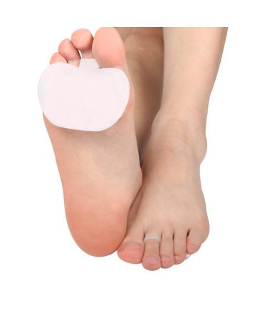 Dr.Pedi 1 Pair Foot Cushion Silicone Insoles Forefoot Toe Support Metatarsal and Mortons Neuroma Pads with Toe Ring Support Pain Relief Massaging for Women and Men - Buy Online on GoSupps.com