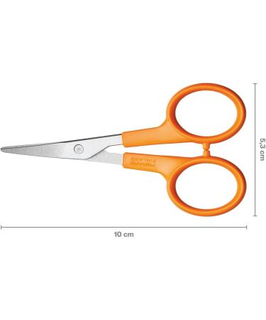 Fiskars Manicure scissors curved scissor length 10 cm quality steel/plastic Classic 1000813 orange - Buy Online on GoSupps.com