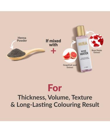 Mina ibrow Henna Hair Color Refill Pack - Dark Brown | Long-Lasting Natural Spot Coloring and Professional Tinting Powder | Water-Proof & Smudge-Proof | Ammonia-Free & Lead-Free | 100% Gray Coverage | Vegan | 120 Applications - Buy Online on GoSupps.com