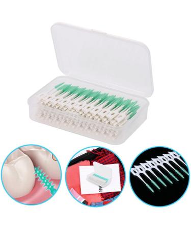160PC Portable Silicone Interdental Brush Toothpick - Eco-Friendly Oral Dental Hygiene Tool for Family Travel - Buy Online on GoSupps.com
