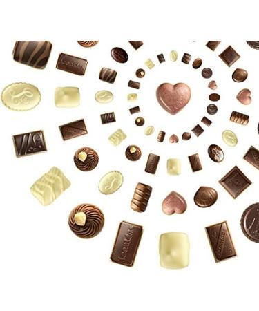 Leonidas Heritage Fine Belgian Chocolate Gold tIn Assortment Filled with Our Most Popular Pieces Milk White & Dark (25 Piece Gold Tin 375g) - Buy Online on GoSupps.com