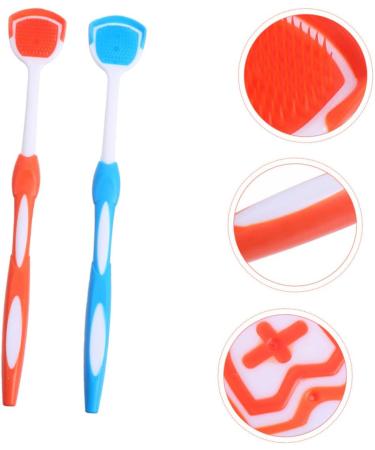 PopetPop Tongue Cleaning Brushes - 2-Piece Set for Adults | Effective Tongue Scraper & Coating Removal Tools - Buy Online on GoSupps.com