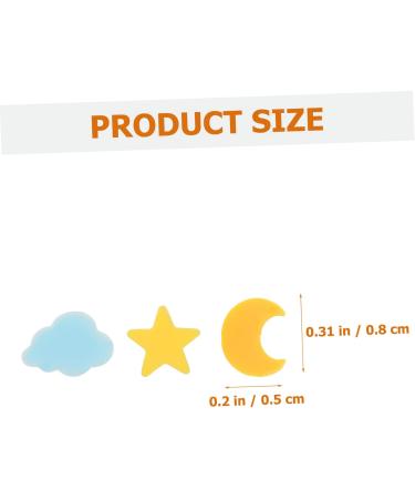Housoutil 5pcs 1 Nail Art Polymer Clay Nail Accessories Moon Stars Slices Polymer Nail Art Decor Nail Art Stickers Nail Decorations for Nail Art Nail Art Decoration Pendant Phone Case - Buy Online on GoSupps.com