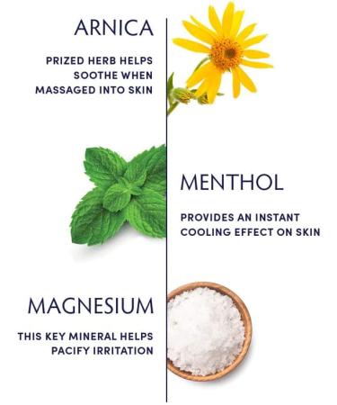 Naturopathica Arnica & Magnesium Gel - Cooling Massage Gel with Menthol - Vegan, Made in USA (2.5 oz) - Buy Online on GoSupps.com