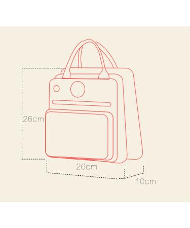 Small Waterproof Baby Diaper Bag Tote Messenger Backpack-Black - Buy Online on GoSupps.com