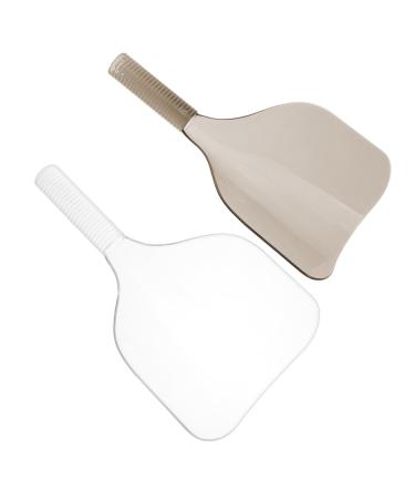 VICASKY Lot de 2 masques de coloration pour cheveux - Pour salon de coiffure - Protection du visage - tanche - Pour les animaux de compagnie