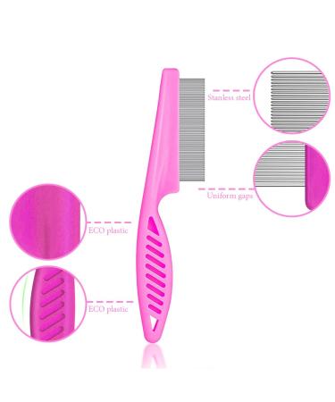 SKYPIA 5 Pcs Pet Grooming Kit for Dogs and Cats - Gentle Comb for Tangle Removal, Tear Stain Remover, Flea & Tick Removal - Dog Grooming Supplies - Buy Online on GoSupps.com