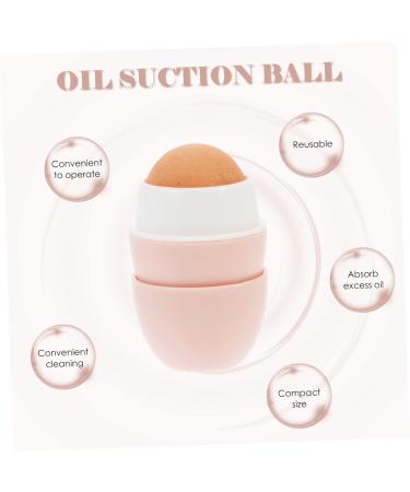 Housoutil Volcanic Stone Oil-absorbing Ball Facial Massager Mini Oil Skin Deoiling Product Face Degreasers 5x3cm Pink - Buy Online on GoSupps.com