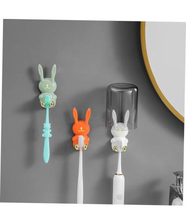 Zerodeko 8 pc Hasennail-Free Hook Connector Holder - Brass Rabbit Wall Hooks & ABS Toothbrush Holders for Kids | International Shipping - Buy Online on GoSupps.com
