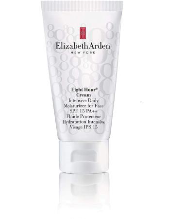 Elizabeth Arden Eight Hour Cream, Protective Face Fluid (50 ml), Intensive Hydration, SPF 15