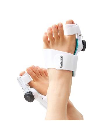 Everbody Bunion Corrector for Women & Men | Toe Straightener | Big Toe Brace | Splint for Hallux Valgus with Adjustable Strap | Silicone Inner Pad for Shock Relief | Big Toe Corrector (1pc)