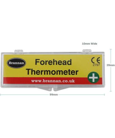 Forehead Thermometer Temperature Indicator Strip with Protective Case - The Easiest Temperature Thermometer to Use Baby Kids Adults - Buy Online on GoSupps.com
