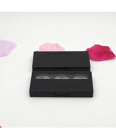 Minkissy 3-Piece Empty Makeup Palette - Portable Folding Eyeshadow Case for Travel | Ideal Container for Lip Balm Creams & Cosmetics - 26mm - Buy Online on GoSupps.com