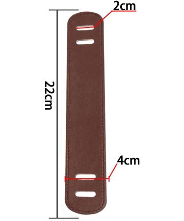 UxicRuya Leather Shoulder Strap Replacement Shoulder Rest for Laptop Case Tote brown S - Buy Online on GoSupps.com