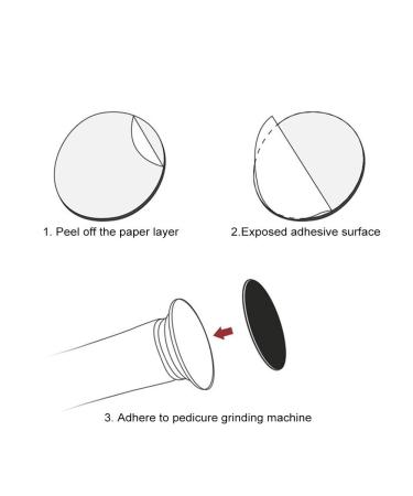 60pcs Foot File Replacement Sandpaper Discs for Electric Callus Remover - Smooth Feet & Easy Care - Buy Online on GoSupps.com