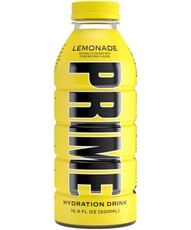 NEWEST Prime Hydration Glowberry & Lemonade 4 Pack (4 Bottles - 2 of Each Flavour 16.9 Fl Oz Each) - Buy Online on GoSupps.com