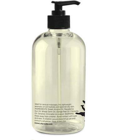 Lulu Massage Oil 16oz - Full Body Relief for Joints & Muscles | Scented with Essential Oils | Couple Massage Therapy | Made in USA - Buy Online on GoSupps.com