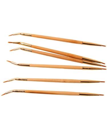 FOMIYES 1Pc Practical Double-ended Useful Portable Cosmetic Eyeliner Brush Tool Eyeliner Brush Straight Bent Angled Brush for Women - Buy Online on GoSupps.com