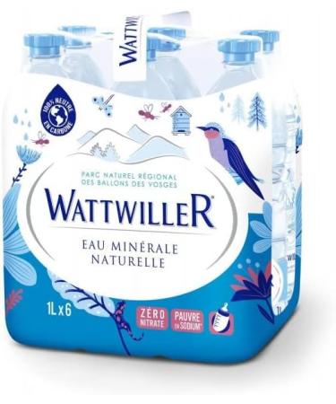 WATTWILLER - Natural Mineral Water Flat 6X1L - Unit - Buy Online on GoSupps.com