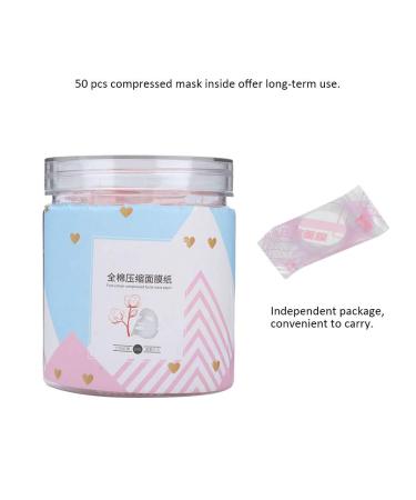 50Pcs Disposable Compressed Face Mask Pack | DIY Homemade Skin Care | International Shipping - Buy Online on GoSupps.com