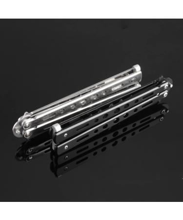 Afro Comb Stainless Steel Cutter Practice Training Cutter Folding Cutter For Outdoor Camping Dull Tool Comb Barber Comb(White) - Buy Online on GoSupps.com