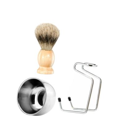 Shop NOLITOY 1 Shaving Tool & Brush Set Premium Beard Brush & Shaving Kit for Men | Badger Shaving Brush & Cream Bowl | International Shipping Available - Buy Online on GoSupps.com