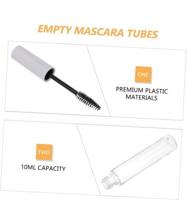 Beavorty 33 Pcs Eyelash Tube Tubes Vials Refillable Mascara Tube Eyelash Cream Bottle Plastic White - Buy Online on GoSupps.com