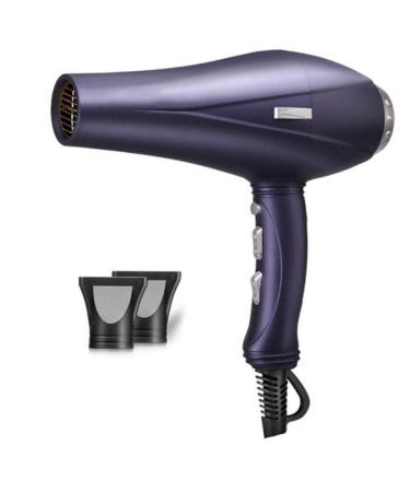 2300 Watt Powerful Hair Dryer with 2-Speed and 3 Temperature Settings Cool Shot Function Professional Salon Hairdryer Ionic AC Motor Blow Dryer with 2 Nozzle Fast Blow Dryer Purple Small Gift