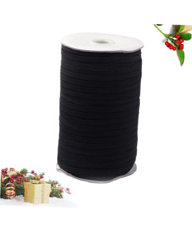 Minkissy Elastic Clothing Strap - Stretchable Black Bungee Cord for Sewing - High Elasticity 9100x0.8cm - DIY Accessories & Decor - Buy Online on GoSupps.com