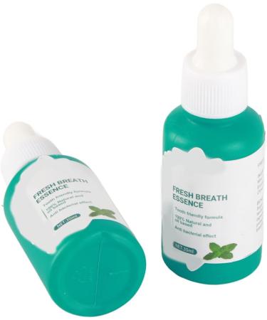 Oral Breath Serum - 2 Pack Bad Breath Eliminator | 30ml Mint Herbal Extract Drops for Fresh Breath - Buy Online on GoSupps.com