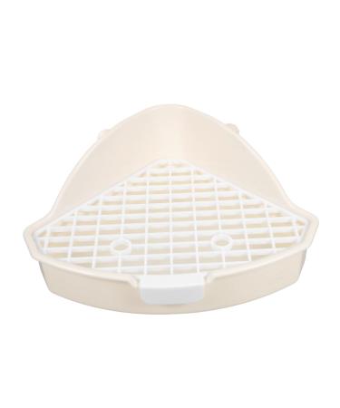 HANABASS Pets Small Animals Toilet Indoor pet Potty abs White cat Toilet 25.00X19.00X10.00CM White