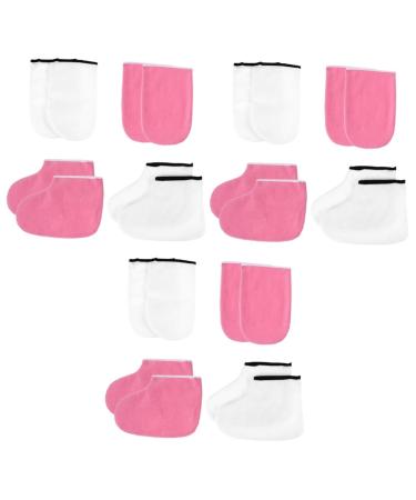 FRCOLOR 6 Sets Leather Horn Boots Work Hot Wax Polyester Lining