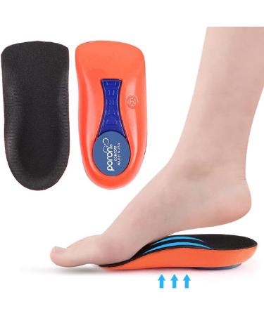 Orthotic Insoles for Flat Feet & Plantar Fasciitis - Arch Support for Foot Pain & Conditions - S W5/M3.5-W8.5/M7 - Buy Online on GoSupps.com