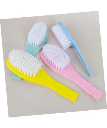 Healeved 40 Pcs Small Hair Brush Infant Comb Scalp Shampoo Brush - Newborn Comfortable Baby Brush Set - Assorted Colors - 13.5X3.9CM - Buy Online on GoSupps.com