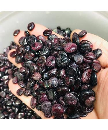 100g Rolling gem Natural Rock Gemstone Garnet Crystals are Used - (Size: 100g) Chakra Reiki Balancing