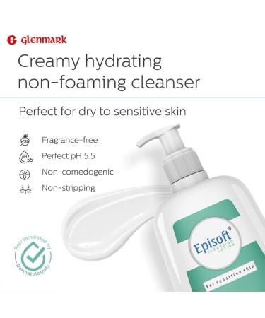 Epi-Soft Cleansing Lotion for Sensitive & Dry Skin | Gentle Makeup Cleanser | Moisturizing & Softening | 250ml | SLS & Paraben Free - International Shipping Available - Buy Online on GoSupps.com
