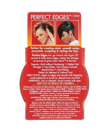 Creme of Nature Argan Oil Perfect Edges Control 2.25 oz. Jar - 3 Pack - Buy Online on GoSupps.com