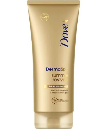 Dove Unilever Derma Spa Body Lotion 200ml with Face Cream Summer Revived Fair to Medium 75ml 2 Piece Set - Buy Online on GoSupps.com