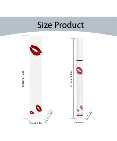 ventes flash Liquid Lip Liner marqueur de taches l vres Liquid Lip Liner stylo 2 en 1 longue dur e 24 heures Gloss l vres pour femmes 0 6 ml 1 unit (Lot de 1) red-4 - Buy Online on GoSupps.com