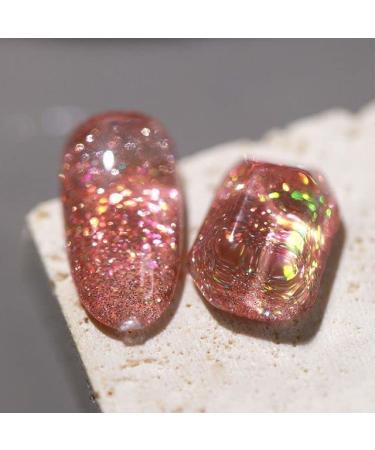 Nail Varnish Manicure Shiny Diamond Gel Glitter Nail Gel Sequins Gel Nail Nail Phototherapy Gel Gel Nail Polish - (Color: 5)