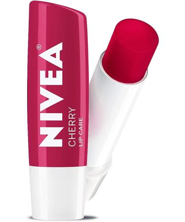 NIVEA Lip Care Balm Cherry - .17 oz (Pack of 2) | Moisturizing Lip Balm - Buy Online on GoSupps.com