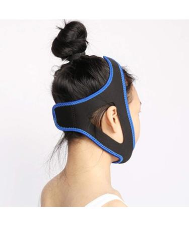 Adjustable Anti Snore Chin Strap for Men and Women - Stop Snoring, Improve Sleep Quality - Blue Snoring Solution - Buy Online on GoSupps.com