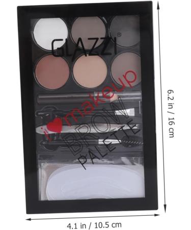 Beavorty 8 Sets Eyebrow Powder Set Eyebrow Brush Eyebrow Powder Tool Lit Makeup Supply Eyebrow Stickers Miss - Buy Online on GoSupps.com
